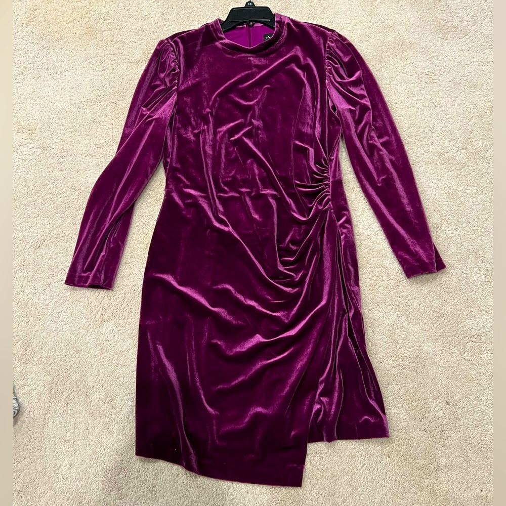 Purple Velvet Dress